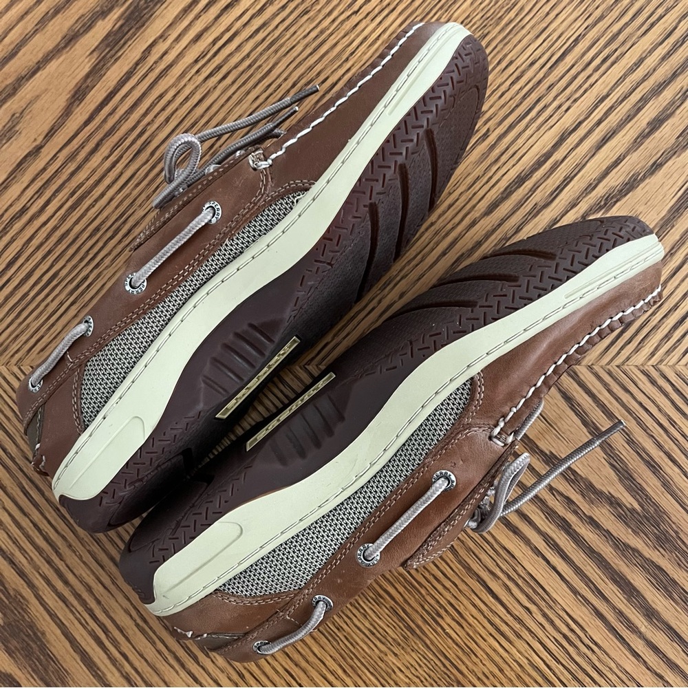 NEW SPERRY Billfish Boat Shoes - Dark Tan - Picture 4 of 13